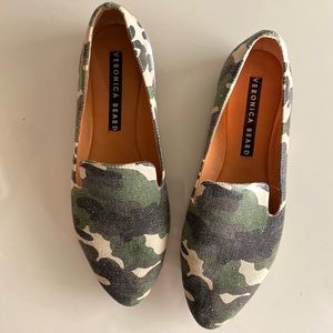 Veronica Beard Camo Loafers, 37